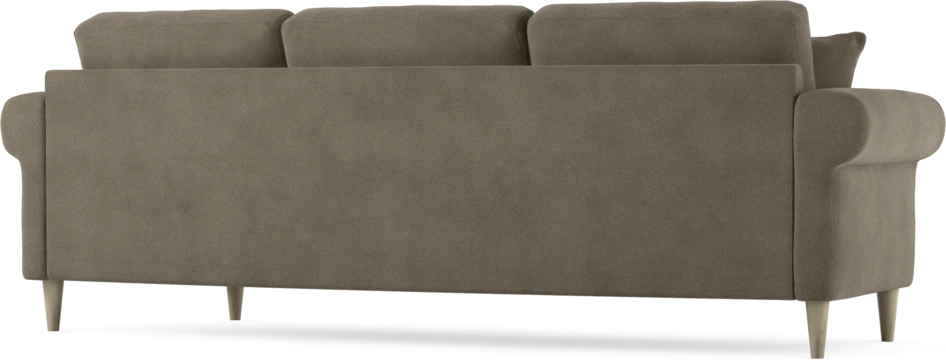 Eden - 3-sits soffa svängd - Beige