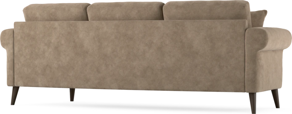 Eden - 3-sits soffa svängd - Beige