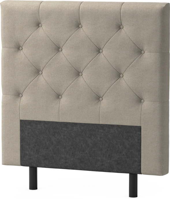 Delux Pikerad Låg, Sänggavel, 90-210 cm