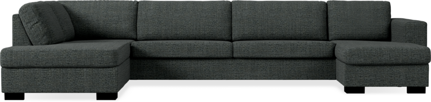 Nevada - 4-sits soffa med divan vänster och schäslong höger - Grå