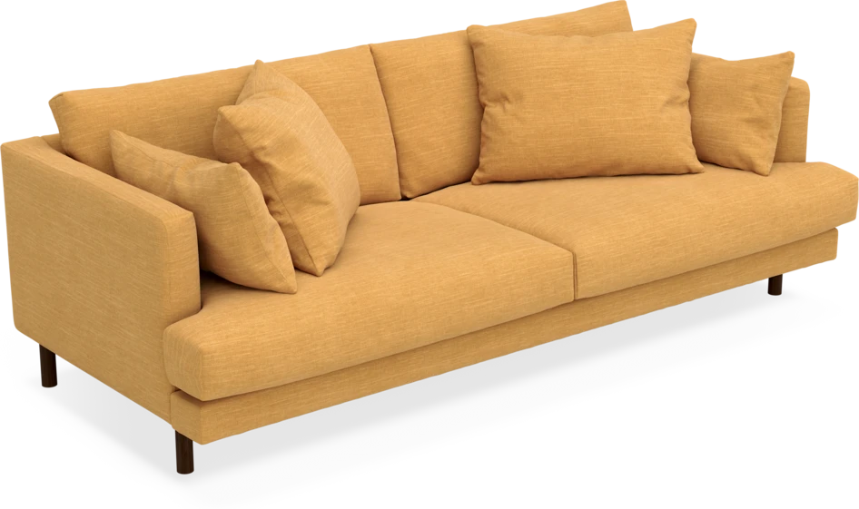 Harper - 3-sits soffa - Gul