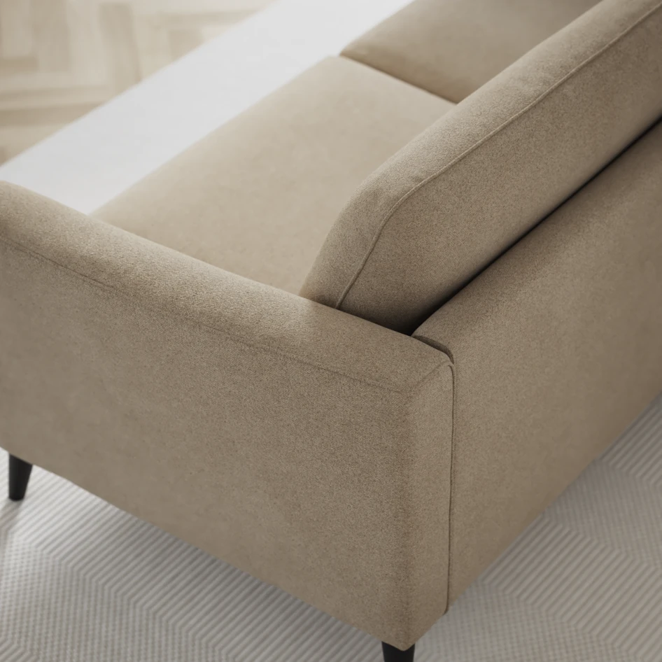 Bridge - 3-sits soffa med schäslong vänster och divan höger - Beige