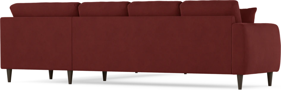 Eden - Hörnsoffa, 3+3-sits - Röd