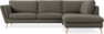 Madison Lux - 3-sits soffa med divan höger - Brun