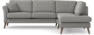 Eden - 2,5-sits soffa med divan - Grå