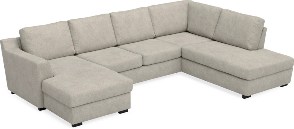 Friday - 3-sits soffa med schäslong vänster och divan höger - Beige