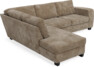 Friday - 2,5-sits soffa med divan vänster - Brun