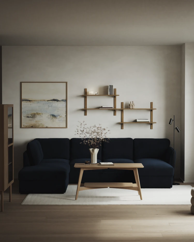 Öland - Bäddsoffa med divan vänster och schäslong höger - inspiration