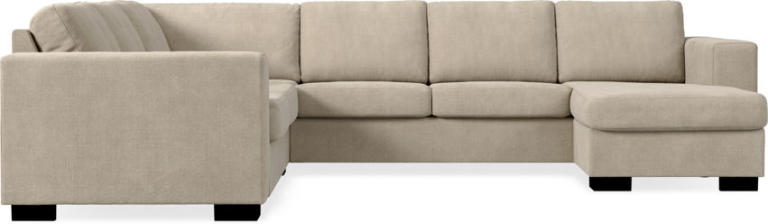 Nevada - Hörnsoffa, 2+3-sits med schäslong höger - Beige