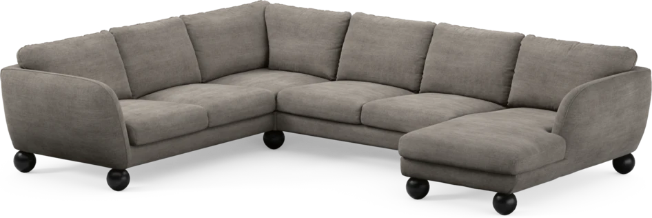Madison Lux - Hörnsoffa med schäslong höger - Beige
