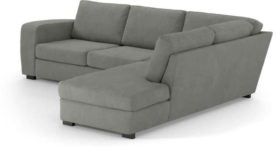 Friday - 2,5-sits soffa med divan höger - Grå