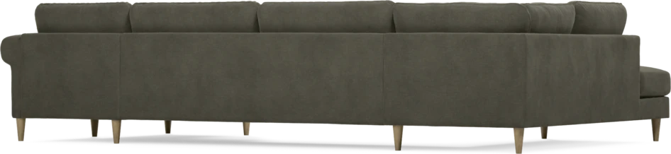 Bridge - 3-sits soffa med divan vänster och schäslong höger - Grå