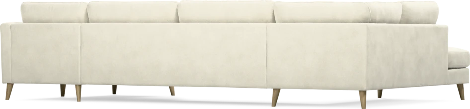 Bridge - 3-sits soffa med divan vänster och schäslong höger - Vit