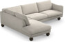Madison - 3-sits soffa med divan vänster - Beige