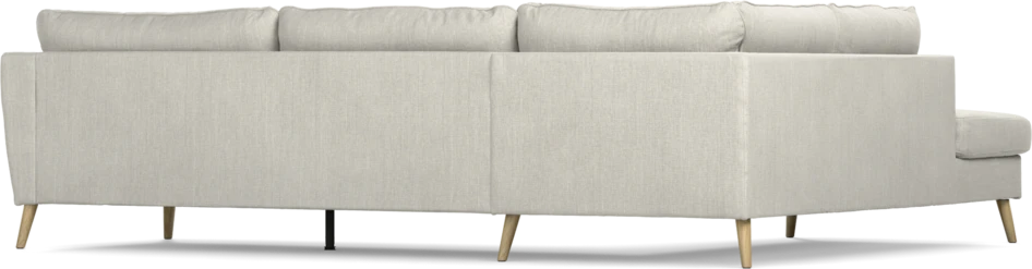 County - 2,5-sits soffa med divan vänster - Grå