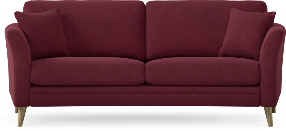 Eden - 2,5-sits soffa svängd - Röd