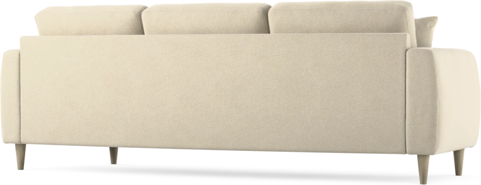 Eden - 3-sits soffa svängd - Beige