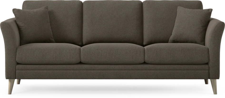 Eden - 3-sits soffa - Brun