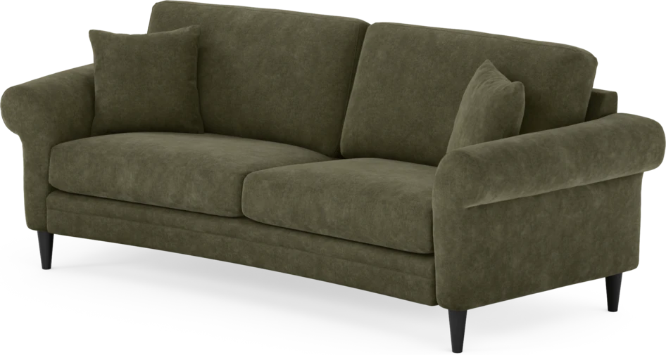 Eden - 2,5-sits soffa svängd - Grön
