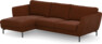 Madison Lux - 2-sits soffa med schäslong vänster - Orange
