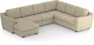 Friday - Hörnsoffa, 3+2-sits med schäslong vänster - Beige