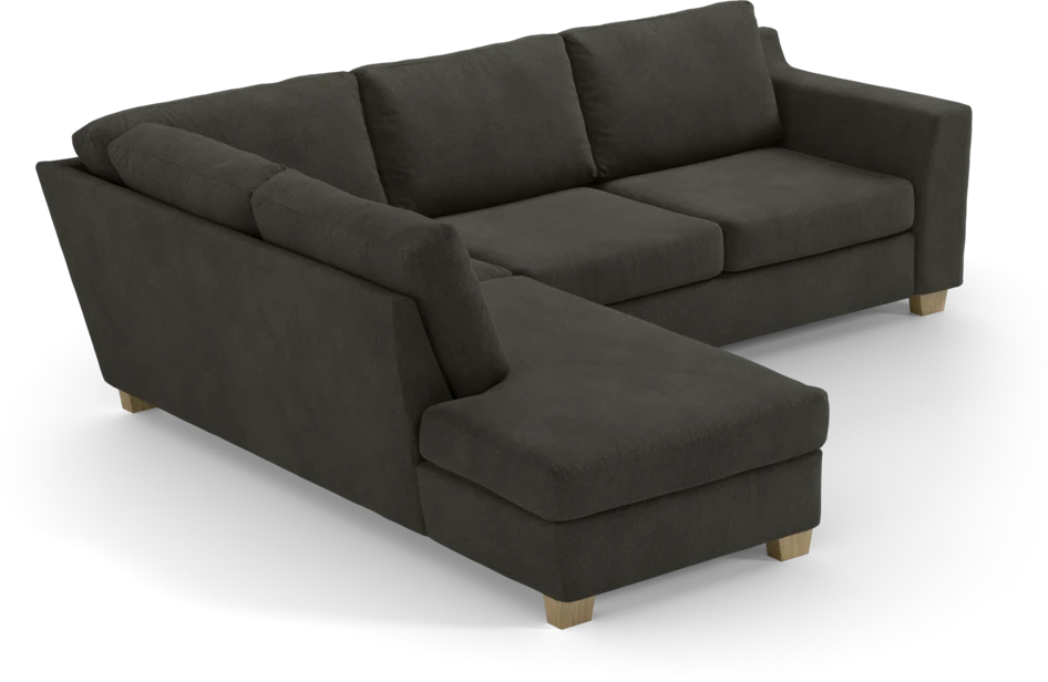 Friday - 2,5-sits soffa med divan vänster - Grå