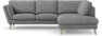 Madison Lux - 2-sits soffa med divan höger - Vit
