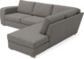 Friday - 2,5-sits soffa med divan höger - Grå
