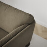 Madison Lux - 2-sits soffa med schäslong vänster - Brun