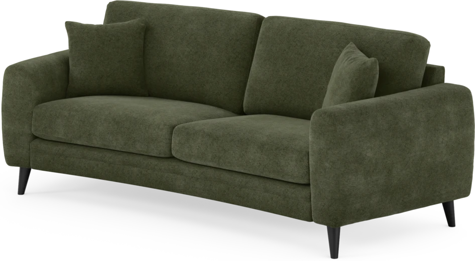 Eden - 2,5-sits soffa svängd - Grön