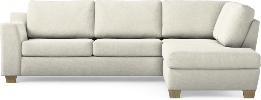 Friday - 2,5-sits soffa med divan höger - Vit