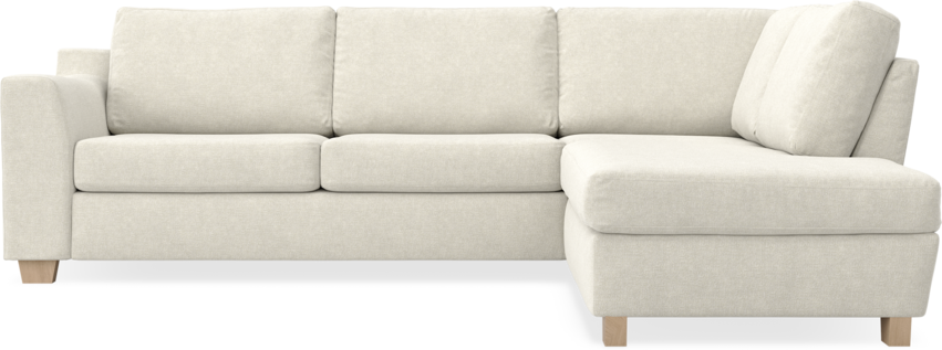 Friday - 2,5-sits soffa med divan höger - Vit