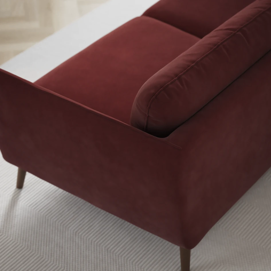 Madison Lux - Hörnsoffa 3+2-sits, hörn 1 - Rosa