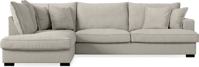 Mila, 3-sits soffa med divan vänster
