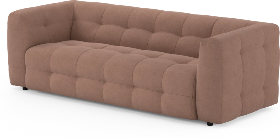 Bella - 3-sits soffa - Rosa