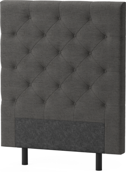 Delux Pikerad - Sänggavel, 90-210 cm - Grå