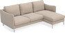 Madison Lux - 2-sits soffa med schäslong höger - Beige