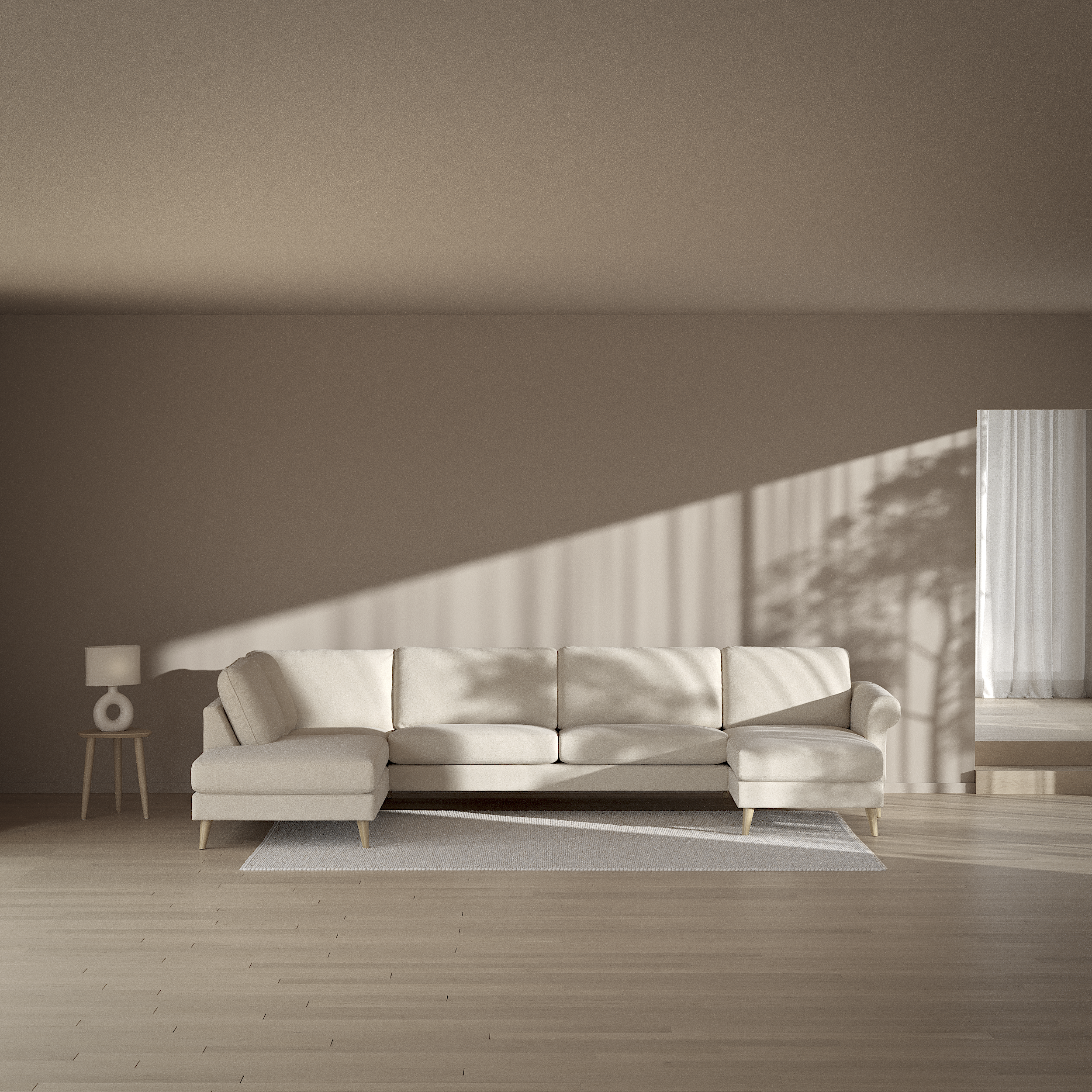 Bridge - 3-sits soffa med divan vänster och schäslong höger - inspiration