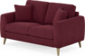 Eden - 2-sits soffa - Röd