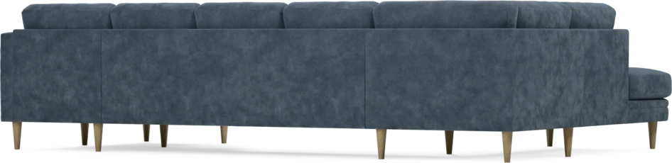 Eden - 3-sits soffa med divan vänster och schäslong höger - Blå