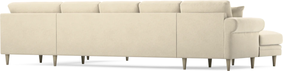 Eden - 3-sits soffa med schäslong vänster och divan höger - Beige