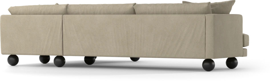 Harper - 3-sits soffa med divan höger - Beige