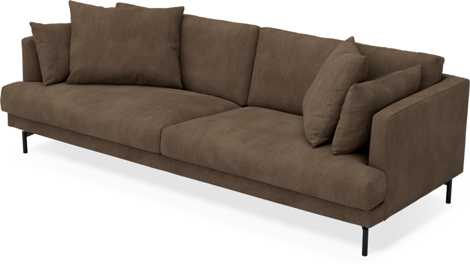 Harper - 4-sits soffa - Brun