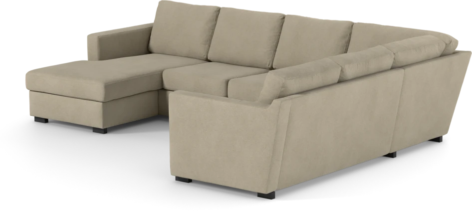 Friday - Hörnsoffa, 3+2-sits med schäslong vänster - Beige
