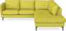 Madison - 2-sits soffa med divan höger - Gul