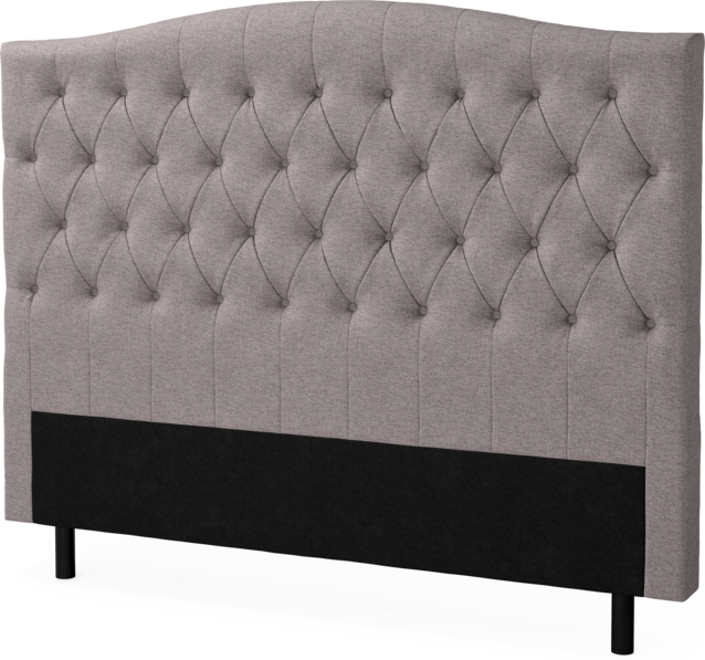 Delux Välvd - Sänggavel, 90-210 cm - Grå