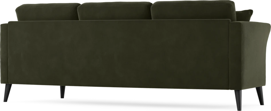 Eden - 3-sits soffa svängd - Grön