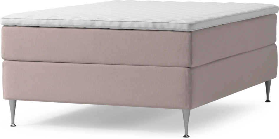 Delux Dream - Kontinentalsäng, enkelsäng 140 cm med bäddmadrass och sängben