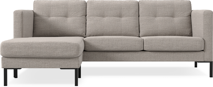 Rio - 3-sits soffa med schäslong vänster - Beige