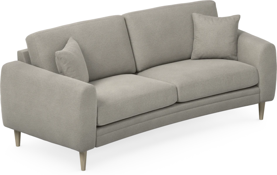 Eden - 2,5-sits soffa svängd - Grå